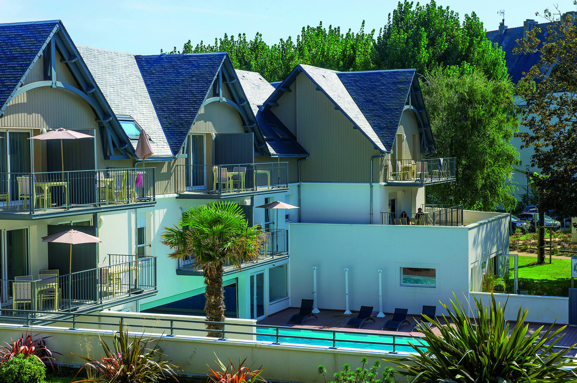 Résidence Vacances Bleues Les Jardins d'Arvor Bénodet Exterior foto